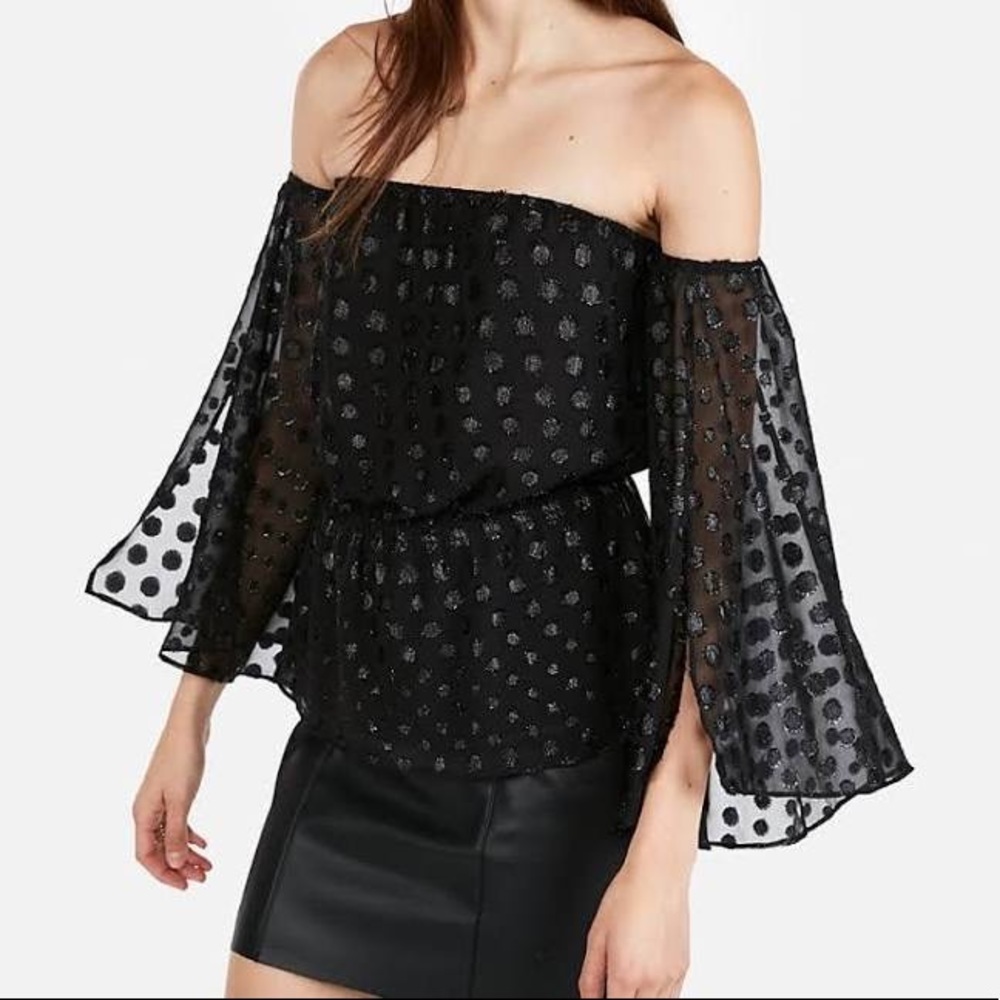 Express Shimmery Tops (x2)